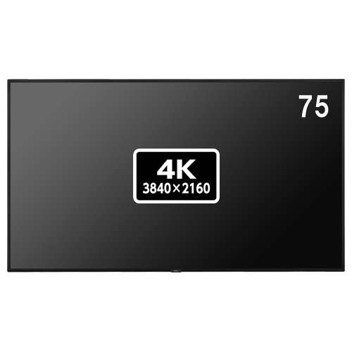 LCD-C751Q NEC〔3年保証〕4K対応 75型パブリック液晶ディスプレイ サイネージ用メディアプレーヤ内蔵モデル