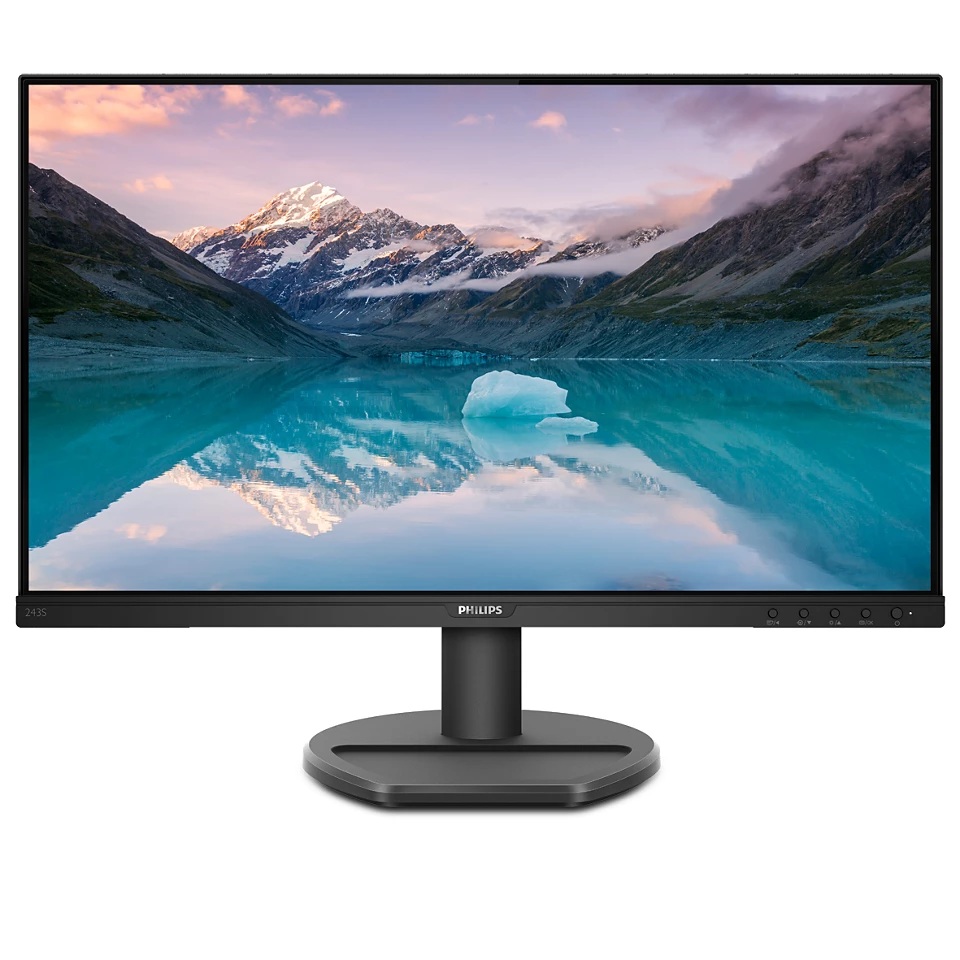 243S9A/11 Philips 23.8ｲﾝﾁﾜｲﾄﾞ ﾌﾙHD USB TYPE-C/ｽﾋﾟ-ｶ-搭載ﾓﾆﾀ-